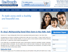 Tablet Screenshot of dental-clinic-delhi.com